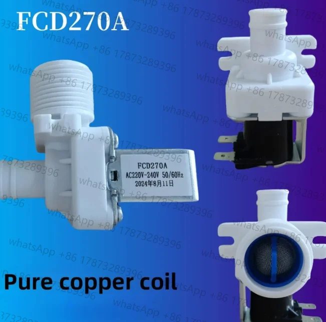 Suitable for multi-brand washing machine inlet valve switch FCD 90A washing machine inlet solenoid valve 220V universal model