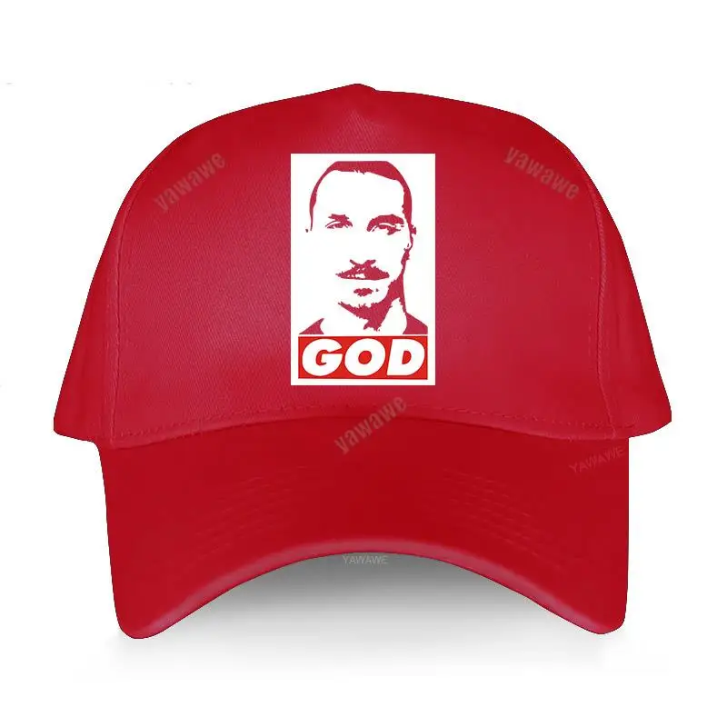 Hot sale Baseball Caps summer casual hat for men Art Style Zlatan Ibrahimovic god Breathable Sun-Proof Cap Cotton print caps