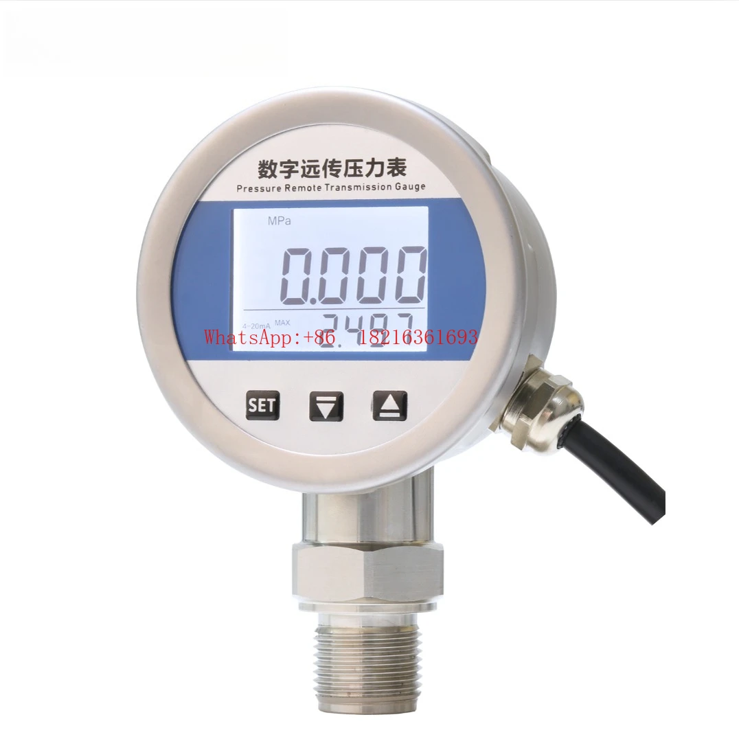 Communication pressure gauge RS485 YW560 digital remote transmission pressure gauge high-precision digital display output 4-20mA
