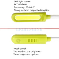 Special Lighting For Sewing Machine Strong Magnetic Base Led Cob Eye Protection Energy Saving Working Light 3W 6W 5V USB  220VAC