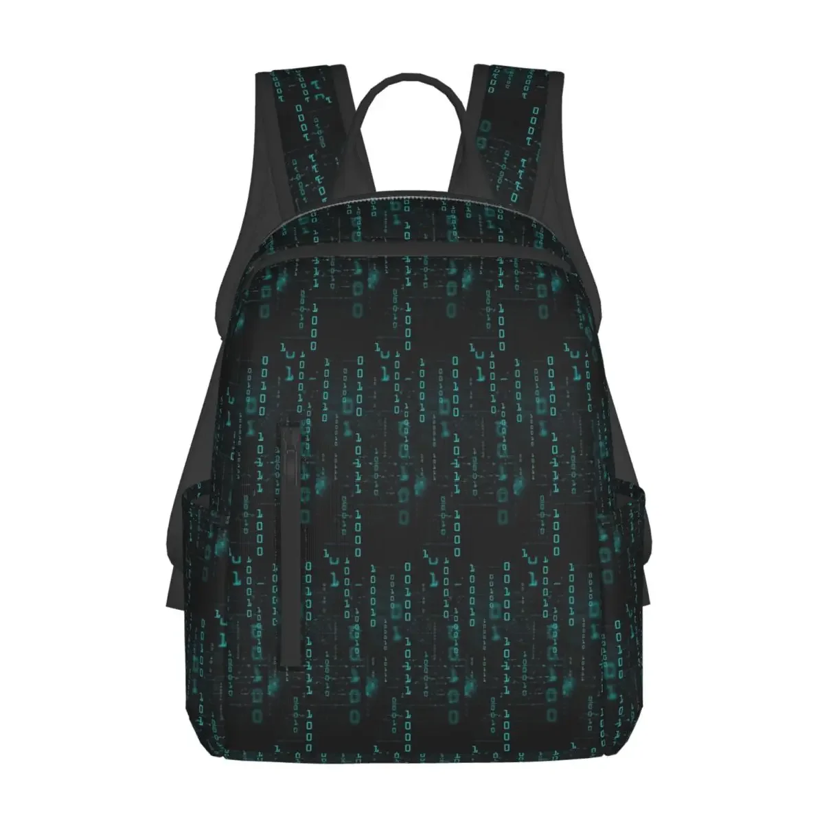 Hacker Code Binary Code Geek Science Computer Backpack Daypack Boys Girls BookBag School Bag Shoulder Bags for Men Women
