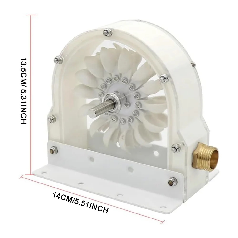New High Efficiency Pelton Water Turbine Impact Water Wheel Bucket Wheel Multi-purpose DIY Water Generator