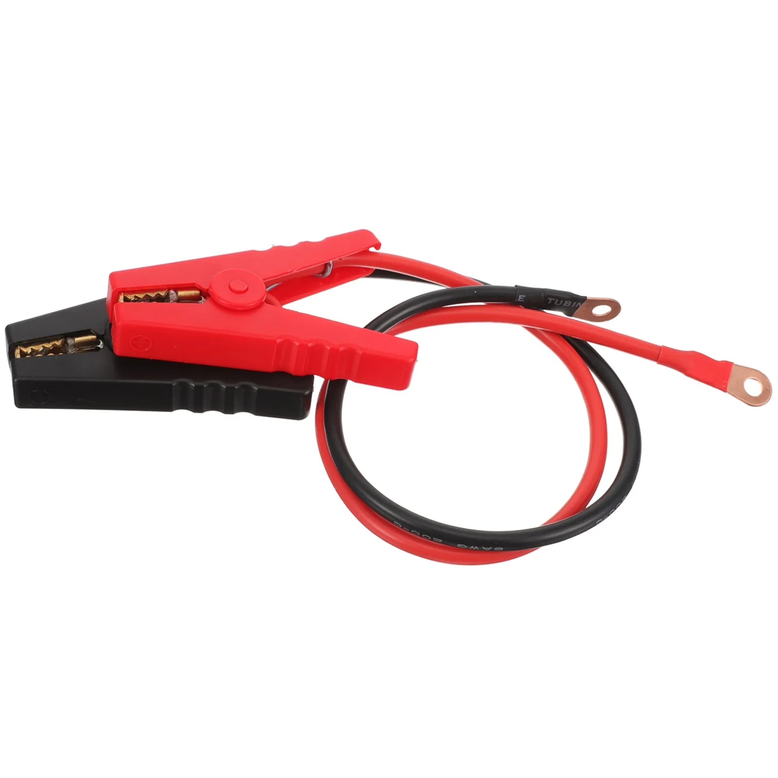 2Pcs Electric Fence Jump Lead Cables Crocodile Clips Works with Most Fence Chargers Pigs