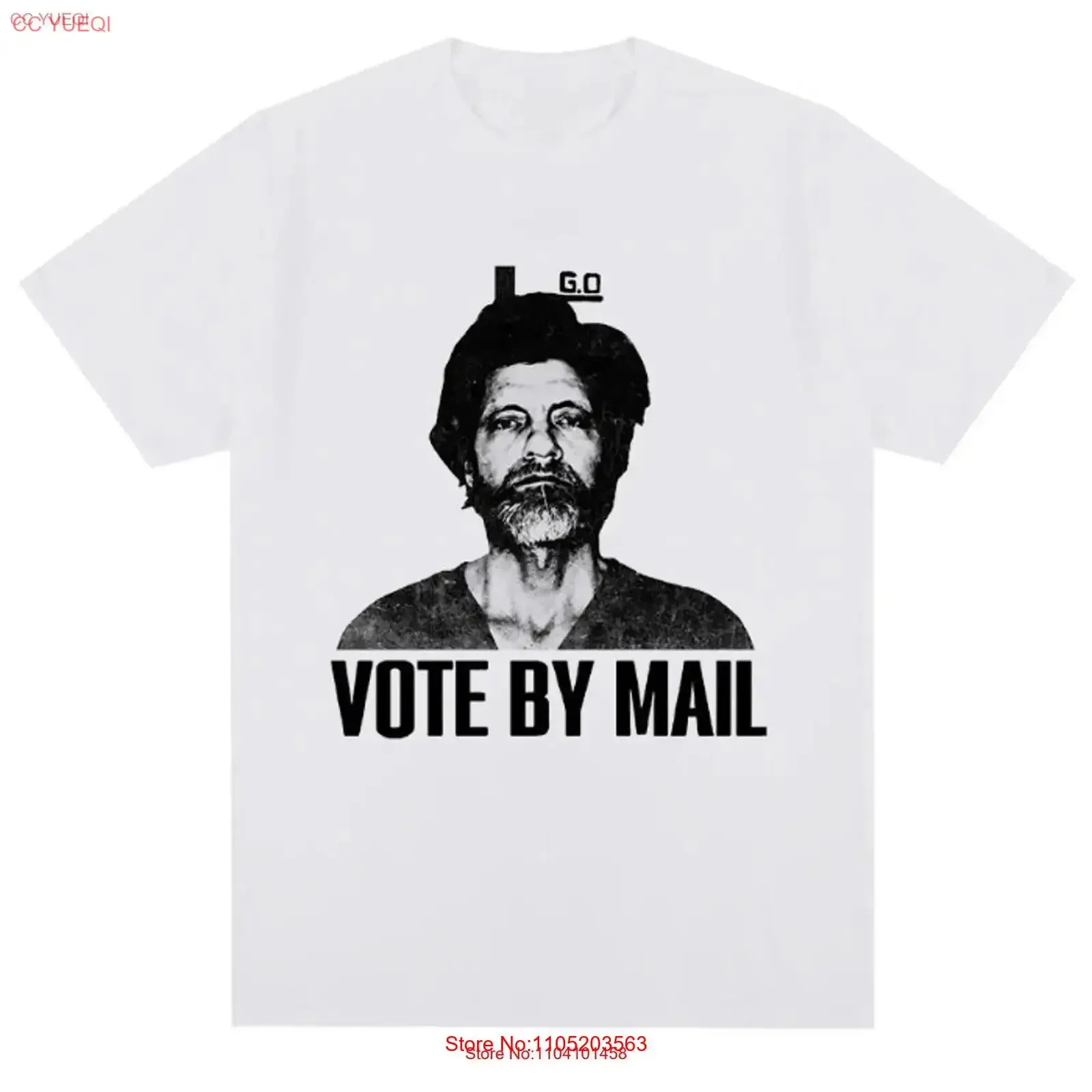 Vote By Mail Unabomber T Shirt vintage Washed streetwear Casual Soft Slightly Breathable Unisex Top For Everyday Wear fashion