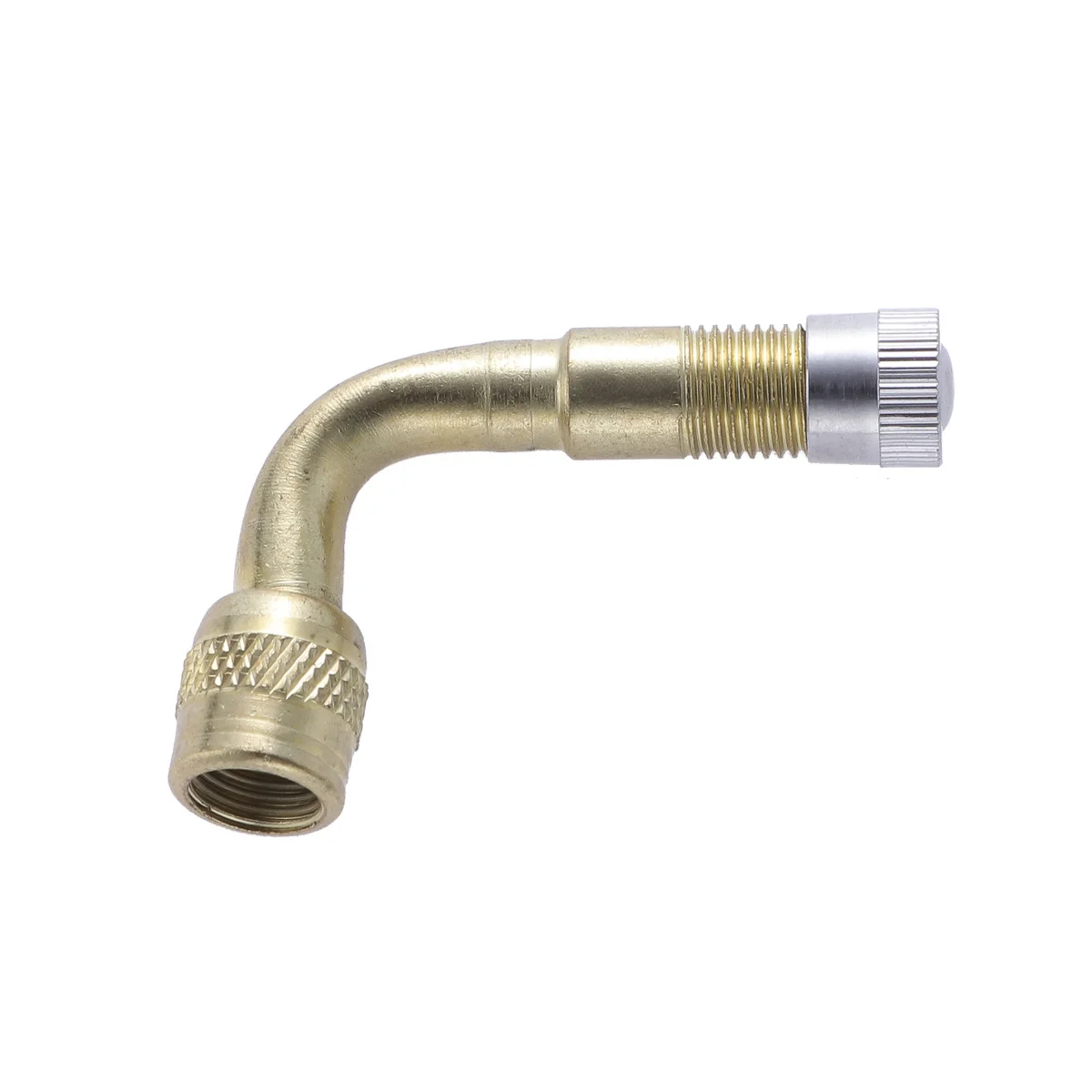 

4pcs Brass Tyre Extension Adapter 90 Degree Bend For Motorcycle Car Truck Bike Valve Right Angle Connector Dust Cap
