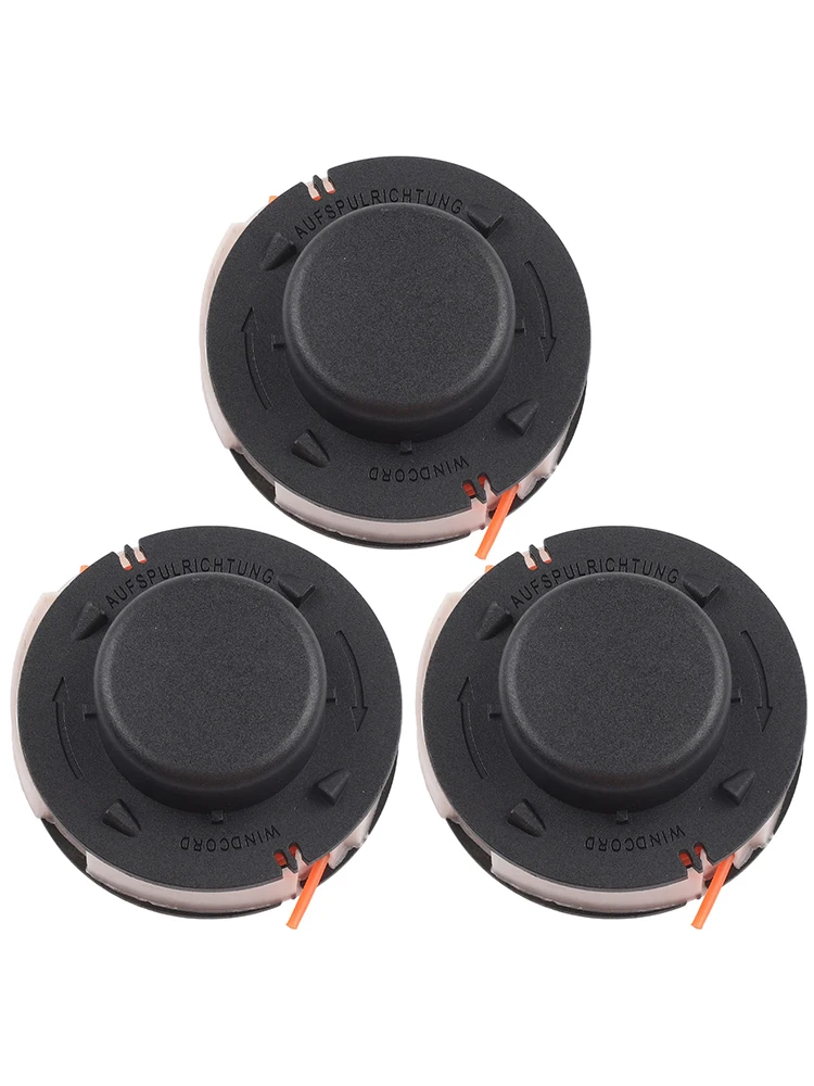 3pcs Spool Set Grass Trimmer Spool Gardening Replacement For Trimmer For Lawn Care Replacement Trimmer Line No