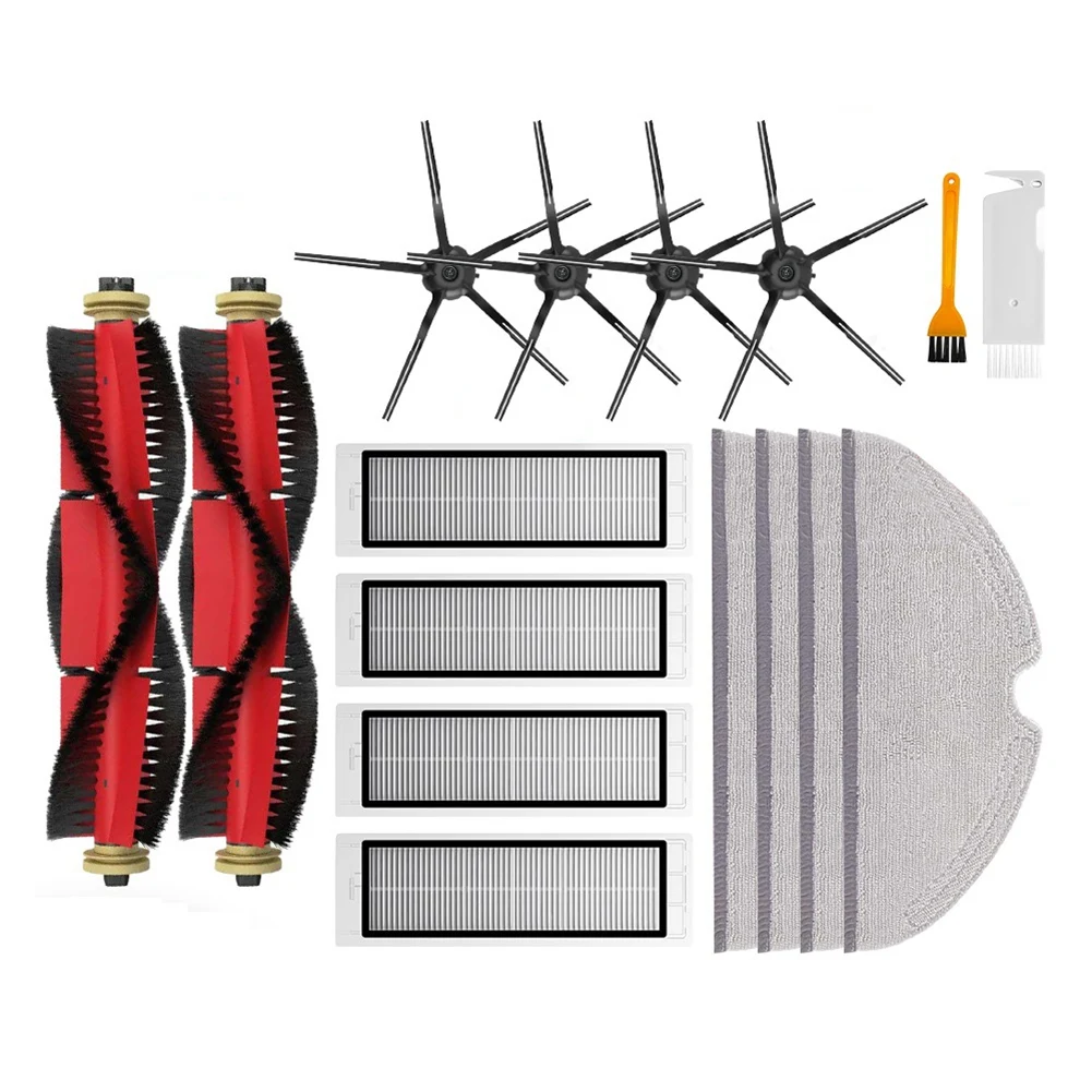 The New For S5 S5 Max S6 S6 MaxV S6 Pure E4 E5 Robot Vacuum Spare Parts Main Side Brush Hepa Filter Mop
