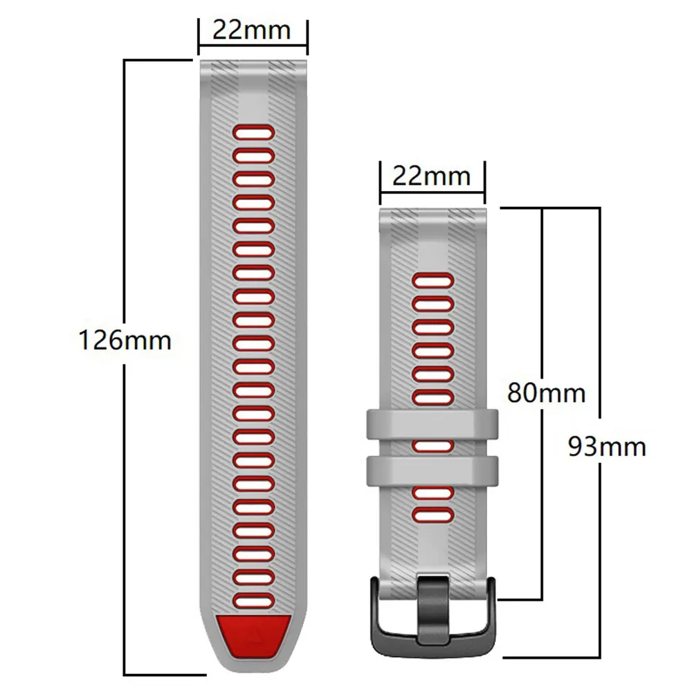 22mm Watchband For Garmin Forerunner 965 Watch Strap Silicone Bracelet Forerunner 945 935 745 Wristbands Replacement Correa Belt