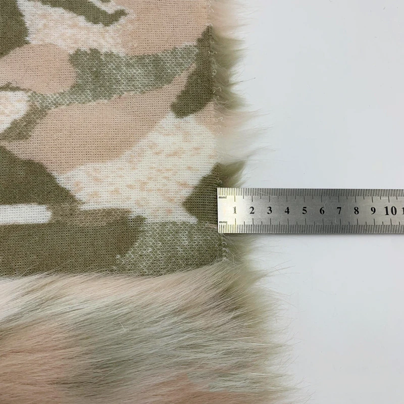 Jacquard Faux Fur Fabric，for Outerwear, Pillows & Crafts DIY Handmade Dolls Designer Cloth (per Yard)