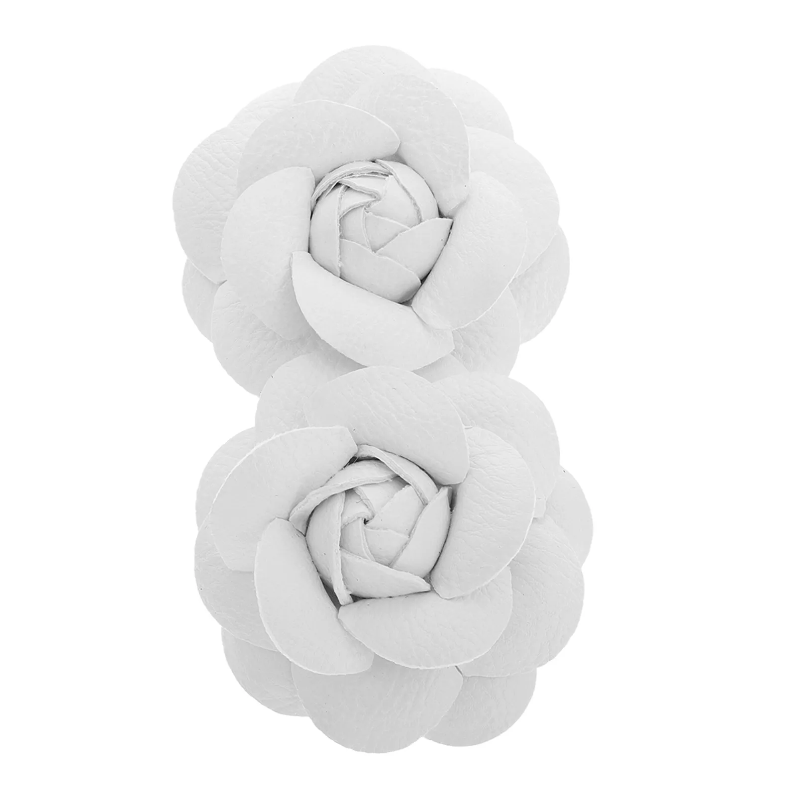 

2Pcs Removable Rose Shape Shoe Buckles Faux Decorative Clip on Shoe Jewelry for Women Wedding Party Elegant Footwear