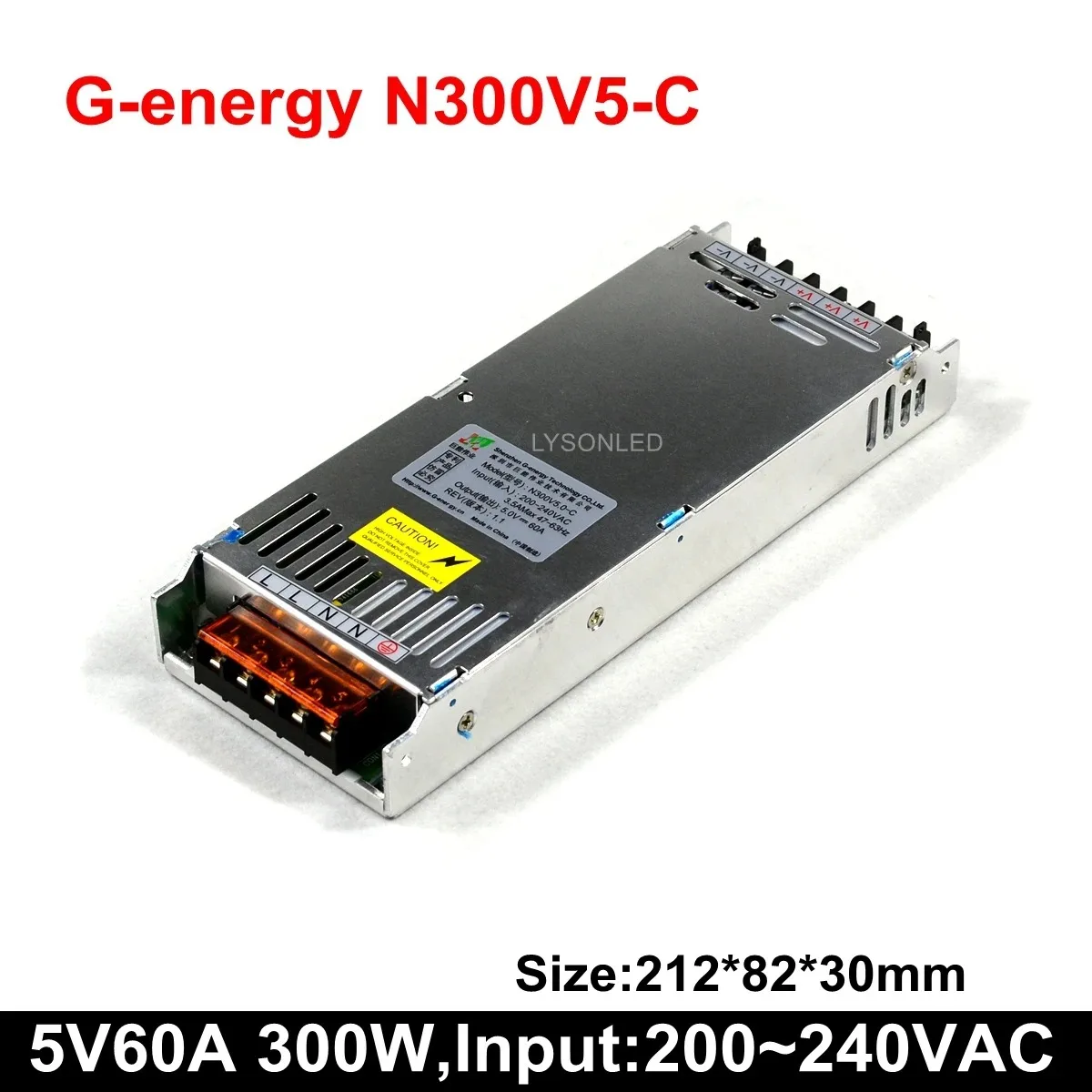 G-energy Slim 5V 60A 300W LED Display Power Supply N300V5-A N300V5-C J300V5.0A4