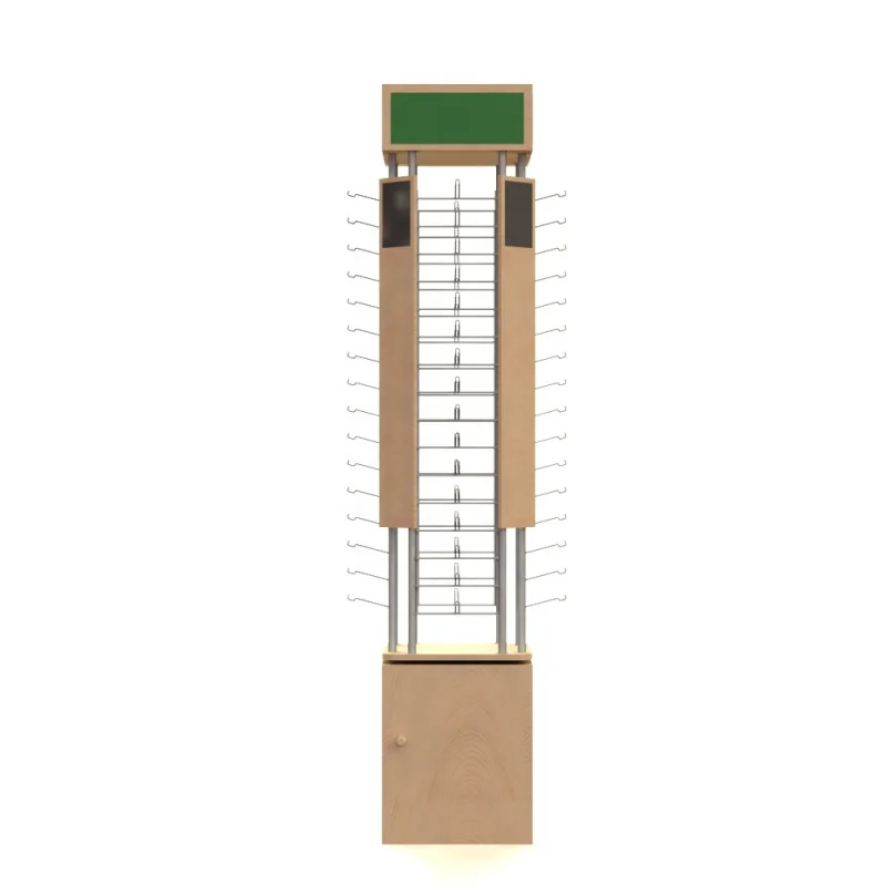 custom.Metal  Rotating 64 Eyewear Display Stand with 4 Sides Spinner Floor Stands