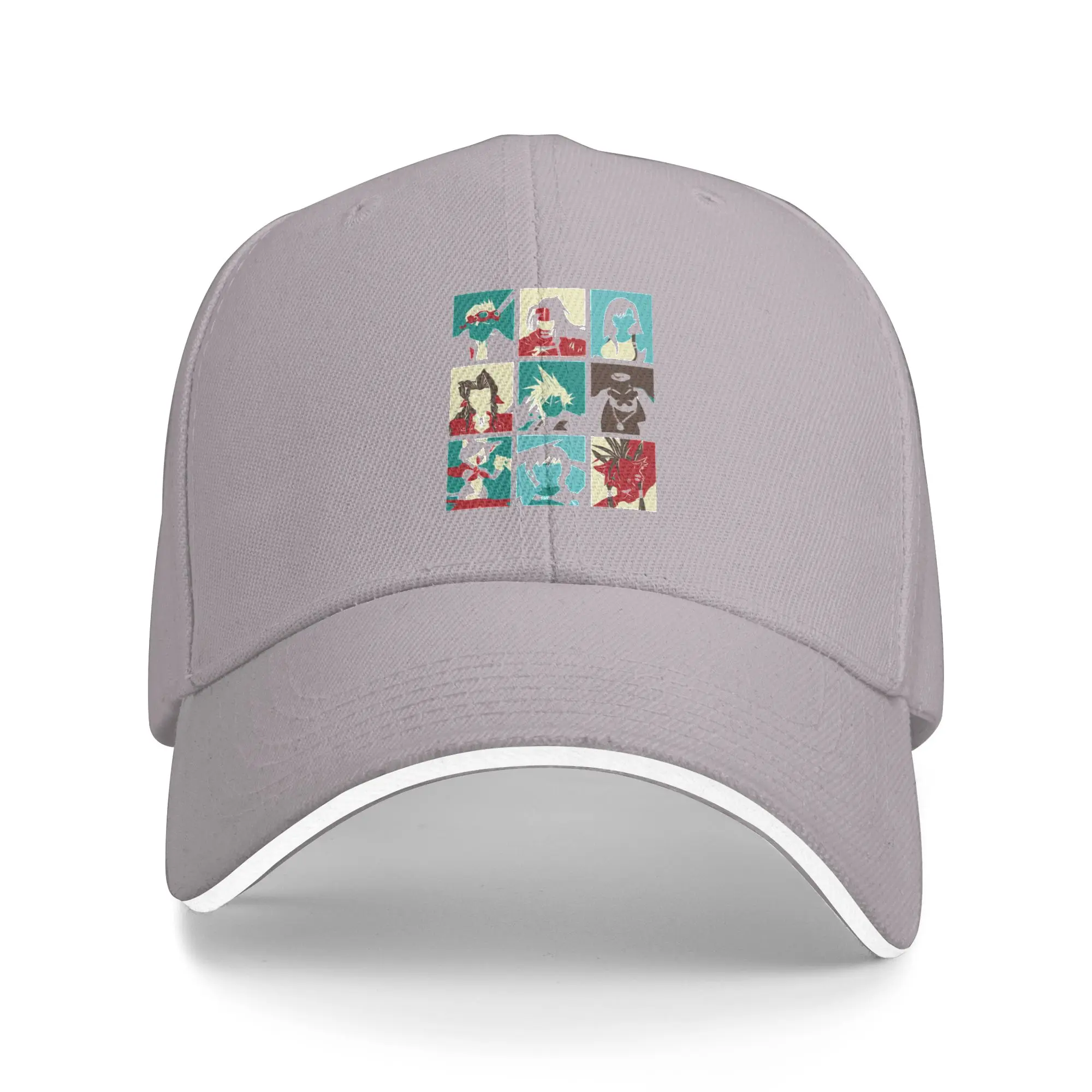 Hot Sale Final Pop Final Fantasy 7 Baseball Cap  Gift Sun Visor  Training Class Sun Visor