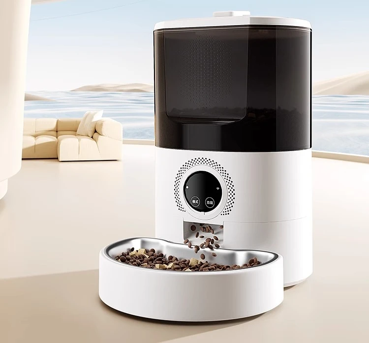 Automatic feeder cat timing quantitative dog food feeding machine pet cat dog smart cat food self-service feeder