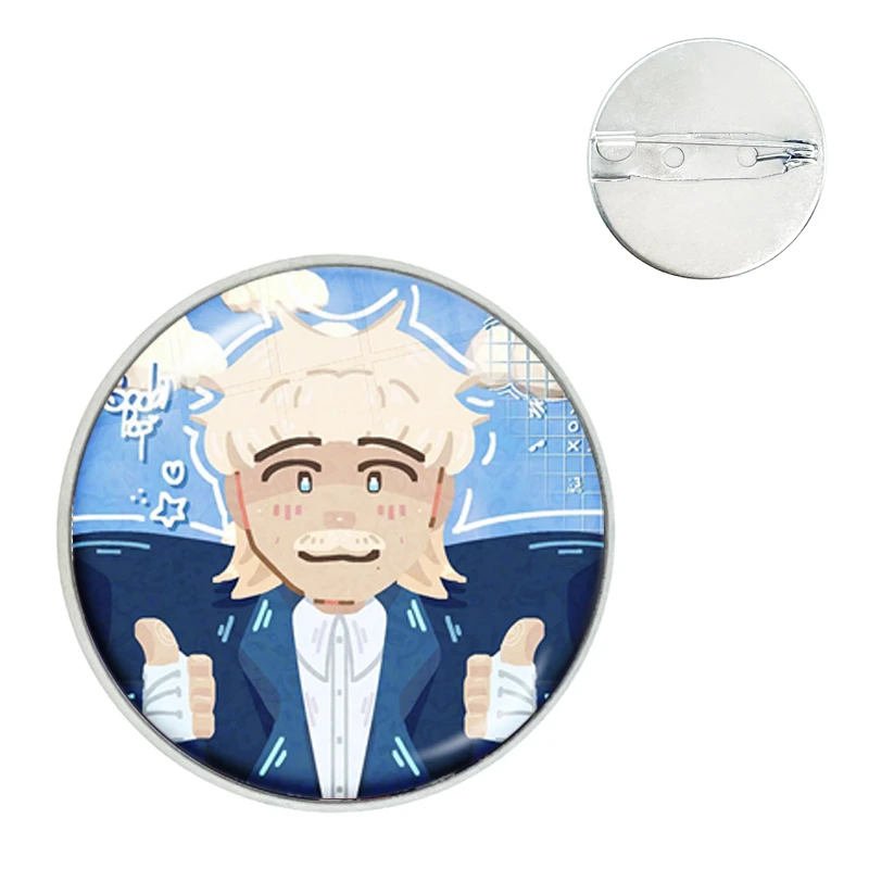 Hot Singer Joost Klein Button Pin Creative I Love My Boyfriend Joost Klein Meme Glass Brooch Badge Backpack Decor Fans Collect