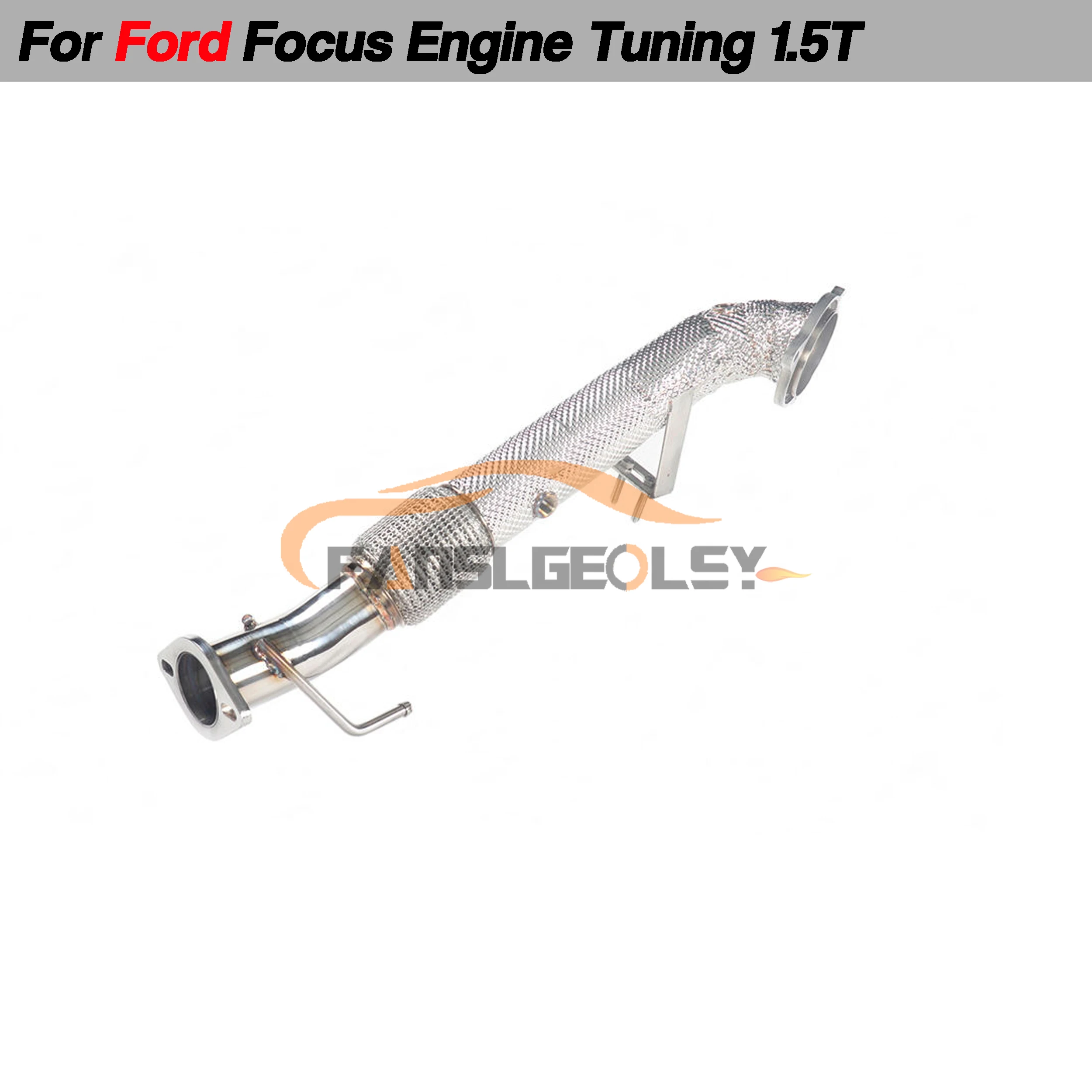 

For Ford Focus 1.5T Stainless Performance Downpipe Exhaust System With Heat shield and catalytic converter Headers