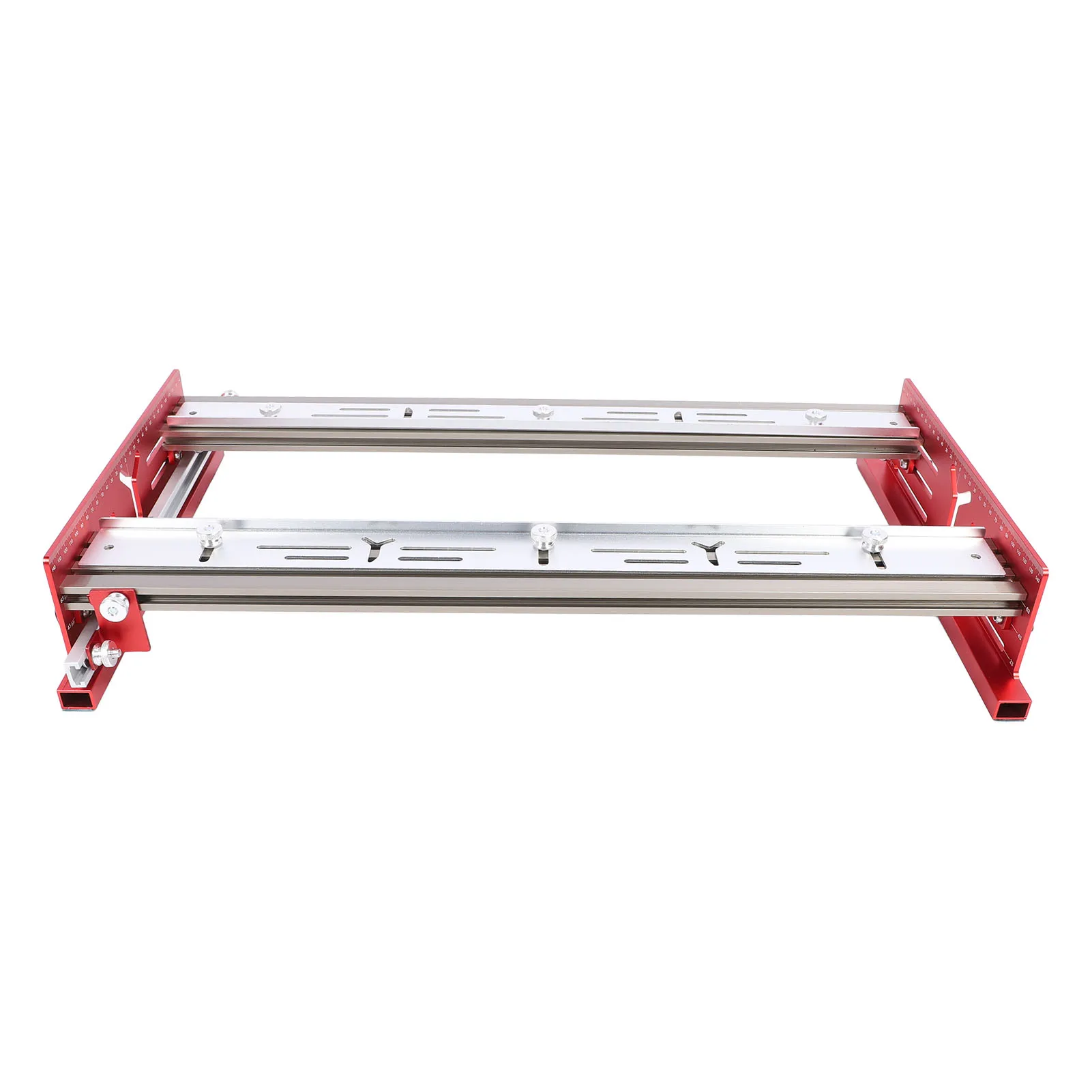 Woodworking Router Sliding Plate Aluminum Alloy Router Milling Groove Bracket for Flatten and Finish Plywood