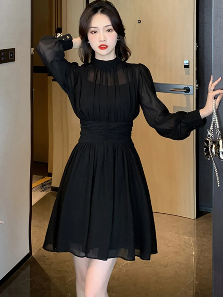 white christmas dresses Incredible Black Evening Dress| Evening Dresses XL / Black / Satin main image 1