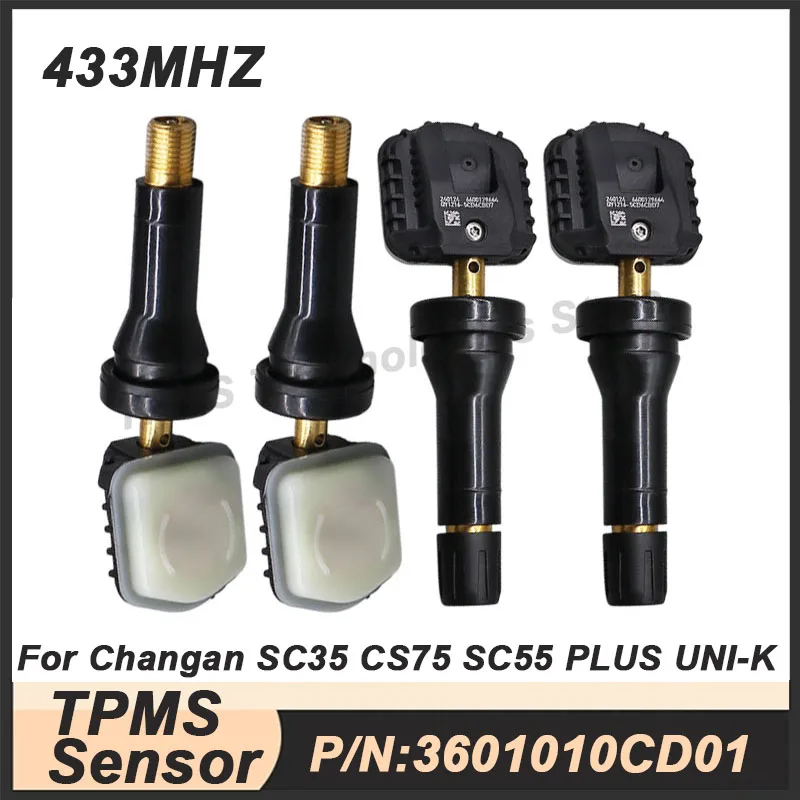 

1/4PCS 3601010CD01 TPMS Tire Pressure Sensor For CHANGAN SC75 UNI-T 433MHZ