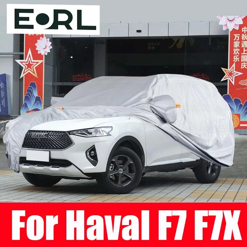 

For Haval F7 F7X 2021 2022 2023 Car Covers Waterproof Dust Rain Snow Protection Outdoor Full Body Cover Exterior Accessories