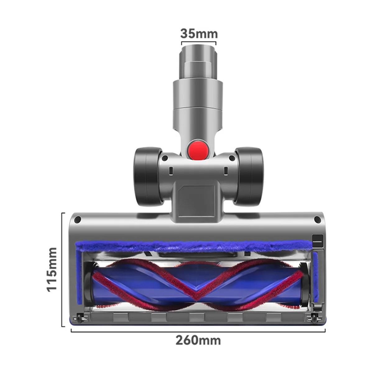 Mopa de cepillo de piso para V7, V8, V10, V11, V15, piezas de aspiradora inalámbrica, limpiador de accionamiento directo, herramienta de piso de turbina