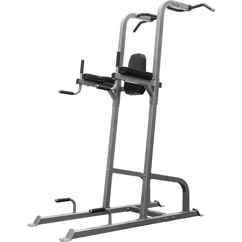 

Valor Fitness Power Tower Dip Station - Functional Workout - Pull Ups Chin Ups Knee Raises Leg Raises Dips Machine