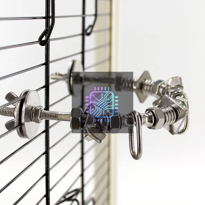 Interactive Parrot Perch Stand Stainless Steel Chew Toy Puzzle Bird Cage Accessory For Medium Large Birds Enrichment Training