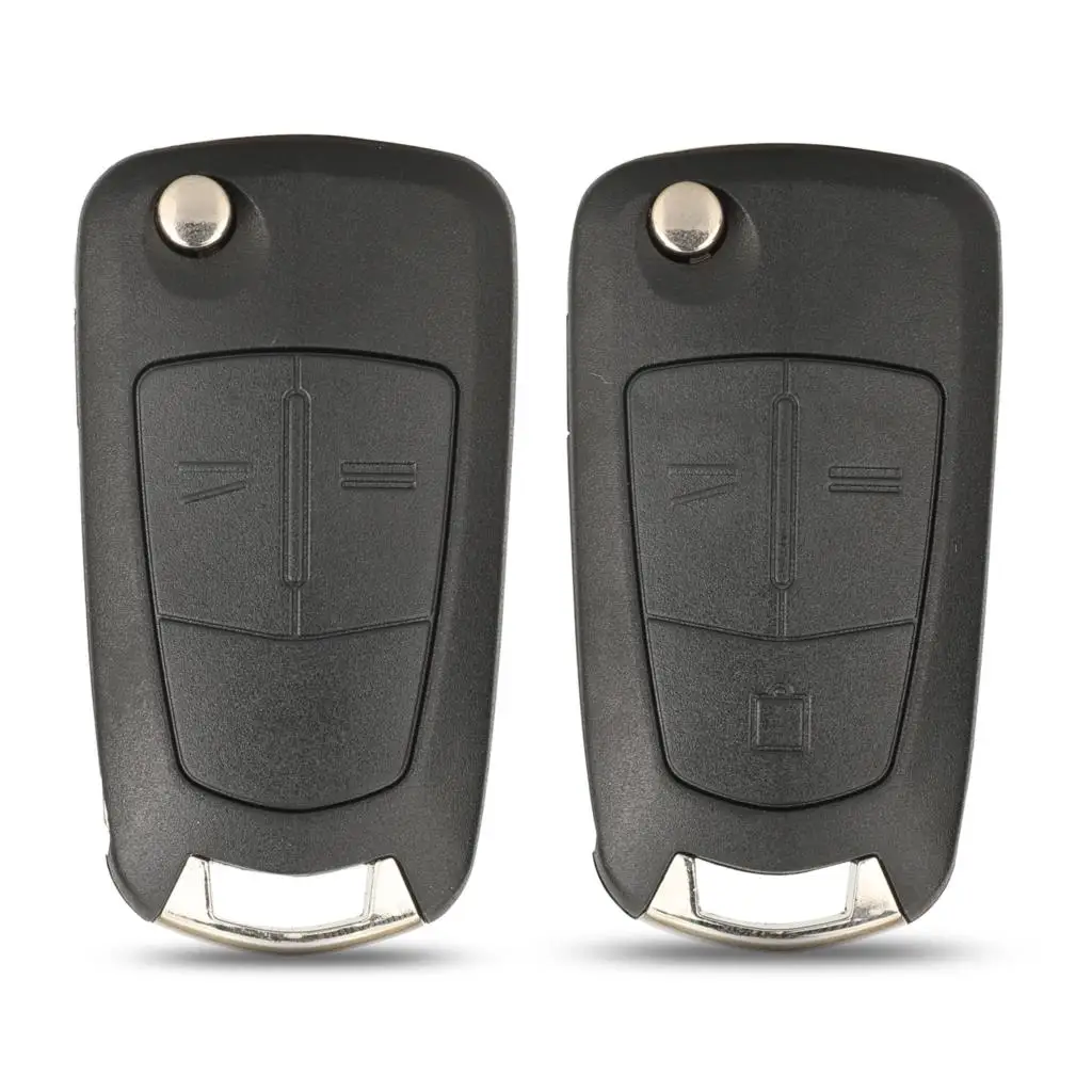 jingyuqin 2/3 Buttons Remote Flip Key Shell Car Case Fob For Opel Vectra Antigo Omega Suprema Agile Montana