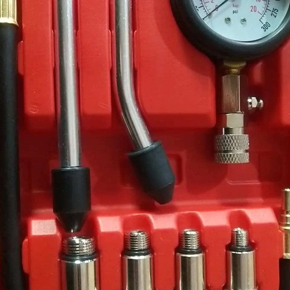 Gasoline Car Cylinder Pressure Detection Tool Portable Engine Diagnostic Gauge Cylinder Gauge for Automotive Repair