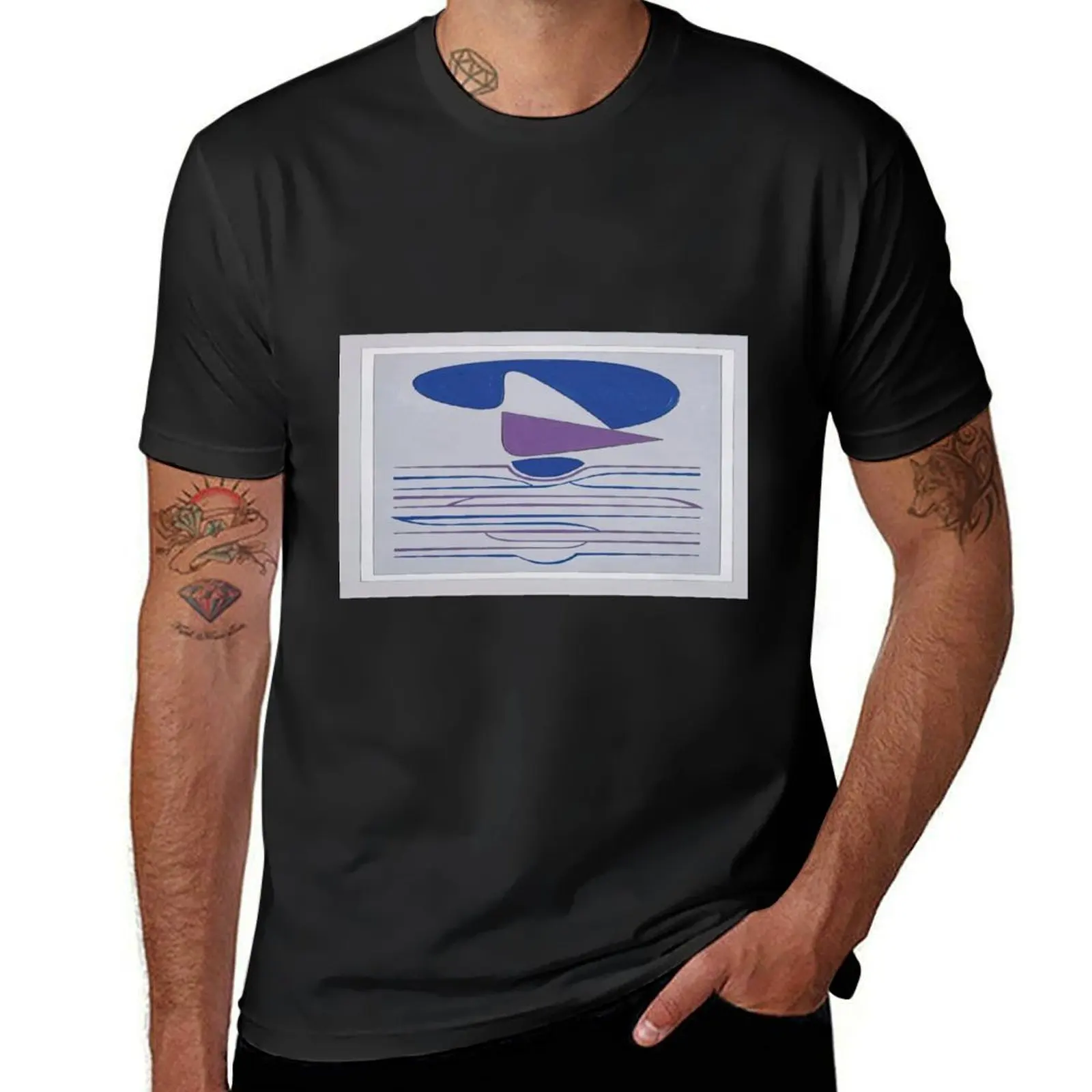 Victor Vasarely - Kateau - 1953 T-Shirt plus size tops Aesthetic clothing clothes for men