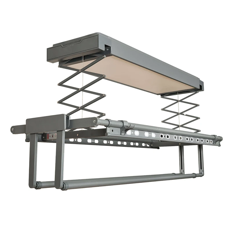 Electric Clothes Drying Rack Household Balcony Intelligent Voice Control Remote Lighting Elevator Clothes Drying Machine