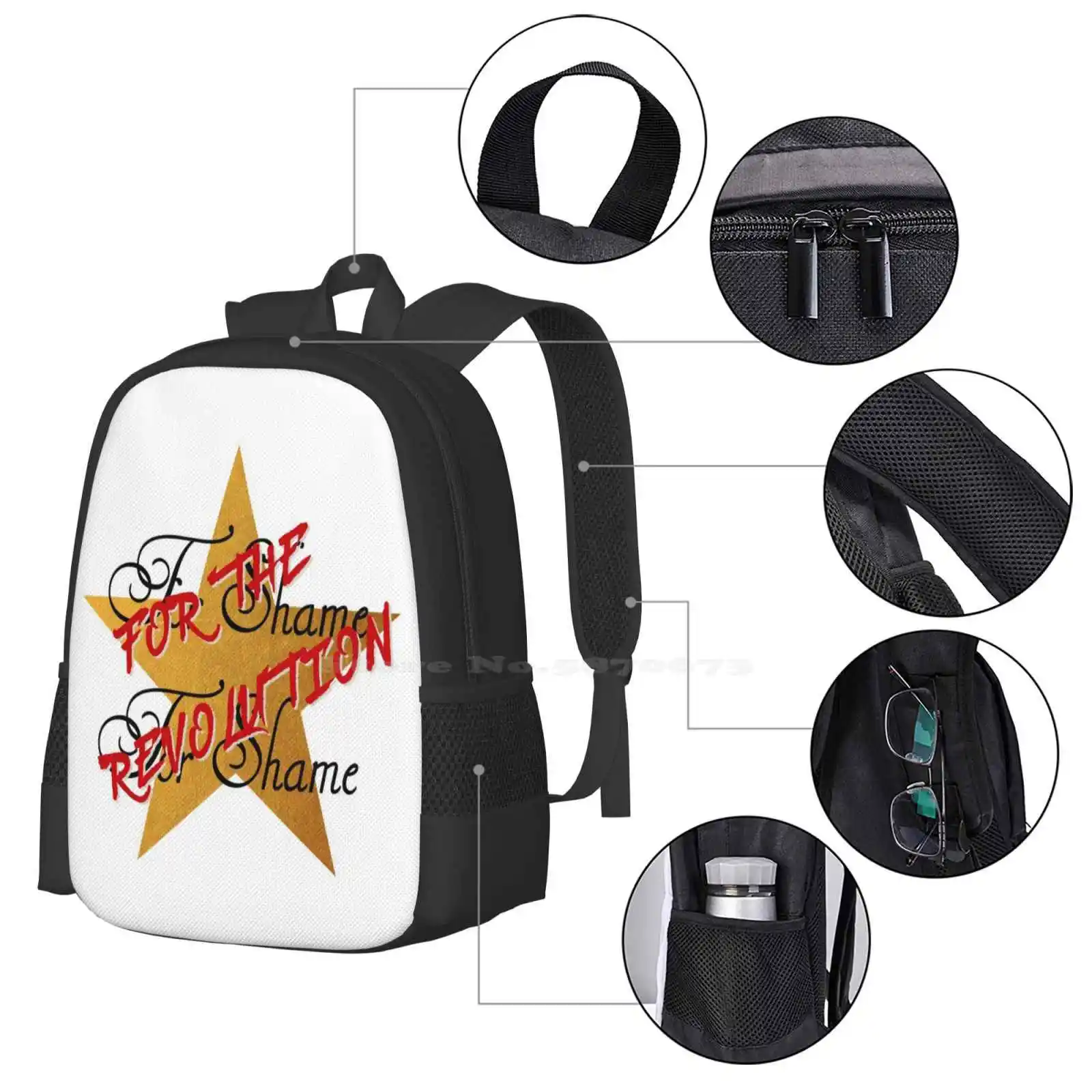 لخزة-للثورة رائجة البيع حقيبة الظهر حقائب الموضة لين مانويل ميراندا موسيقية أمريكية Lmm القمامة ألكسندر صموئيل #4