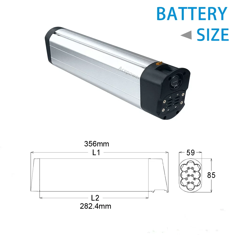 Elektrofahrrad-Akku für HIMO Z20 Z16 Z20 Max 36V10Ah 12,8Ah 14Ah Akku für HIMO Z20 Z16 E-Bike Ersatzakkus – Detail 2