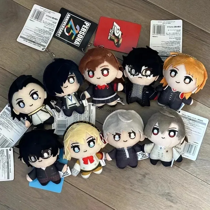 10CM 2024 Persona Pluszowa zabawka 25 rocznica Joker Shiomi Kotone Yuuki Makoto Cosplay Anime Plushie Wisiorek Dzieci Prezenty świąteczne