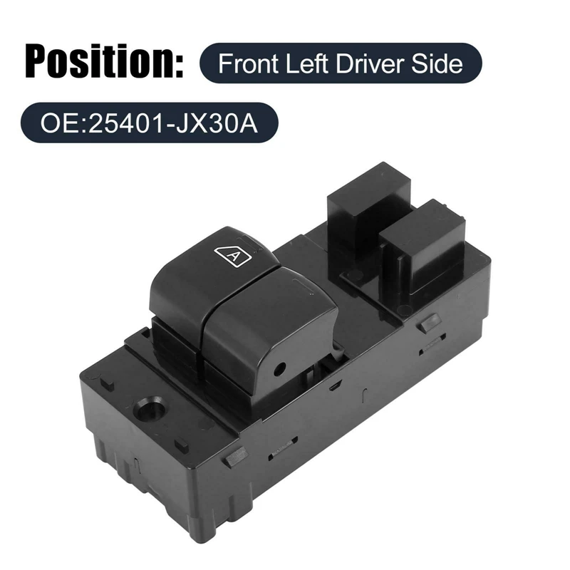 Car Accessories 25401-JX30A 25401JX30A For Nissan NV200 HR16DE 1.6L L4 Front Left 2009-2015 Power Window Lifter Switch