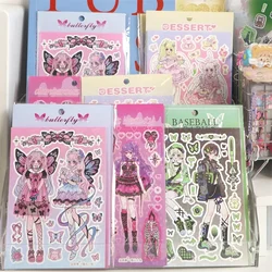 Happy Growth Series Cute Sweet and Cool Y2K Style Character Guka Stickers