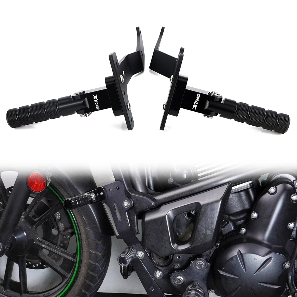 

For Kawasaki VULCAN S VULCAN 650 S Vulcan S VN650 2015-2025 Motorcycle Rider Footpeg Foot Rest Kit Adjustable Highway Peg Mounts