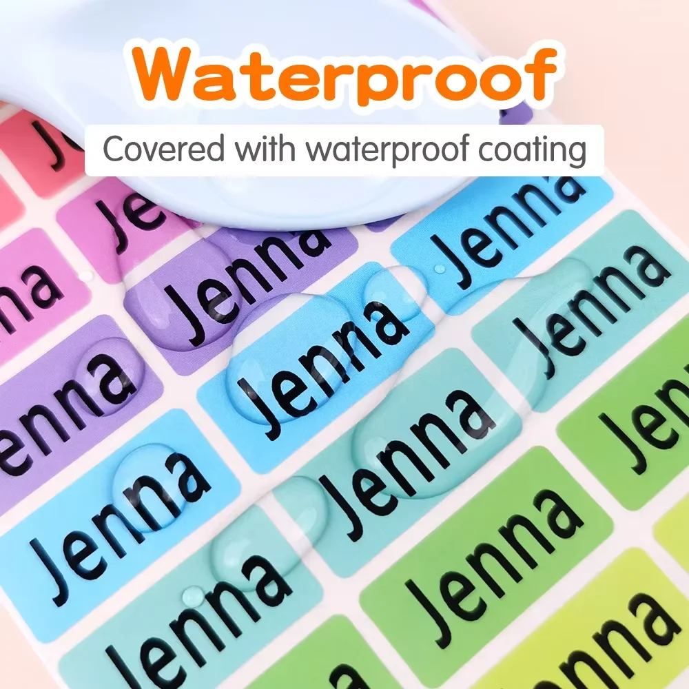 Personalized Label Stickers for kids,Custom Name Stickers for Water Bottles,Cups, and Children\'s school Stationery,Waterproof