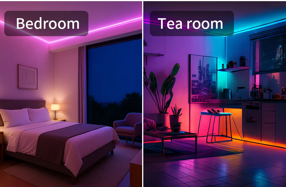 MALIIGAZA 24V IP68 RGBCCT COB LED strip for DIY ambient lighting
