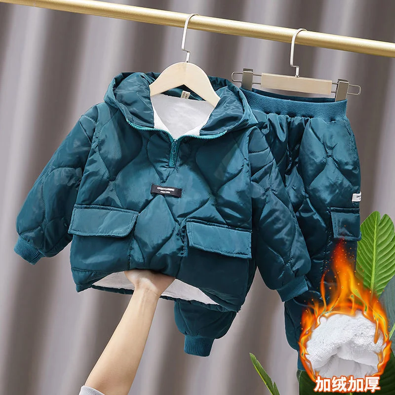 Boys Suit Sweatshirts +Pants Cotton 2Pcs/Sets 2023 Charming Spring Autumn Sports Sets Tracksuit Children Clothing