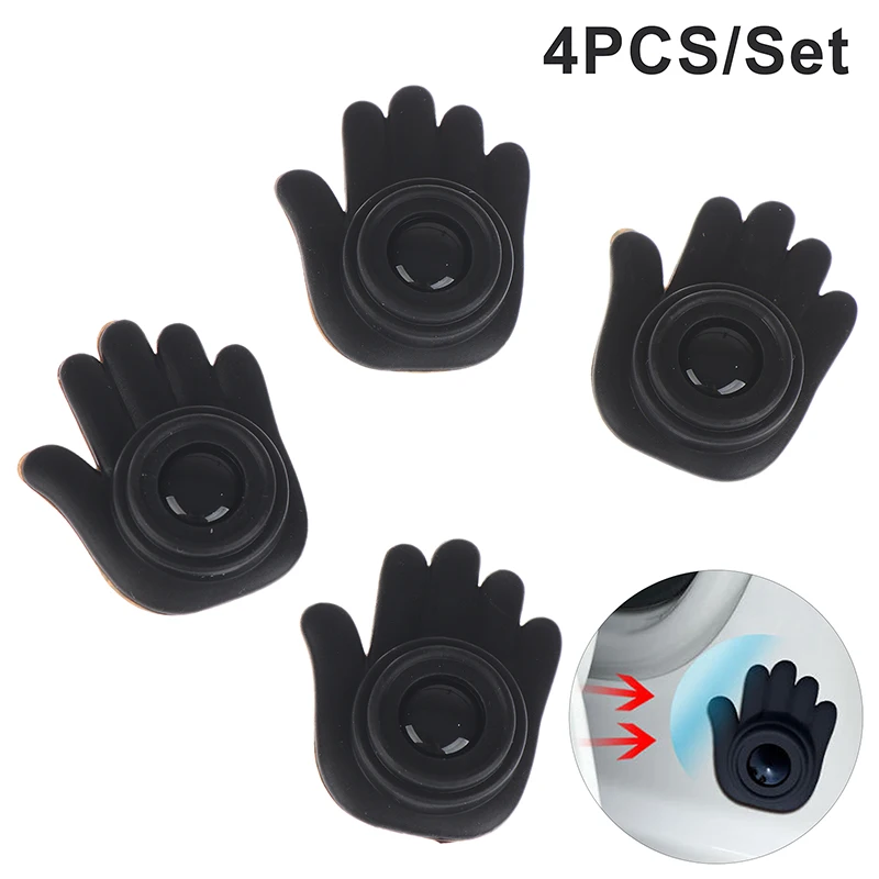 

4Pcs Universal Car Door Shock Absorbing Gasket Anti-collision Door Sticker Soundproof Crash Pad Shockproof Thickening Cushion St
