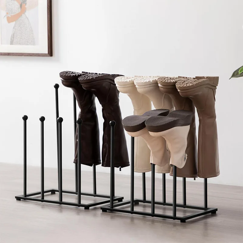 

Free Standing Shoe Racks Tall Boots Shoe Organizer 4/6 Pairs Boots Rack For Home Closet Entryway Bedroom Patio Outdoor Hallway