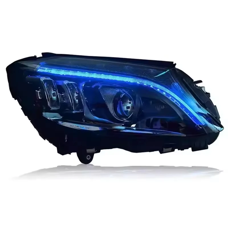 New style Auto for Benz for C Class W205 15-21 LED Laser Head Lamps Front C260 C200 Headlamp Assembly Plug and Play Car Part