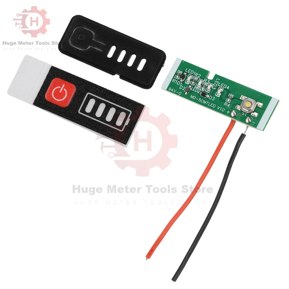 5S 18V 21V Battery Capacity Indicator Module 18650 Lithium Batteries Capacity Indicator LED Display for 5S1P 5S2P With Casing