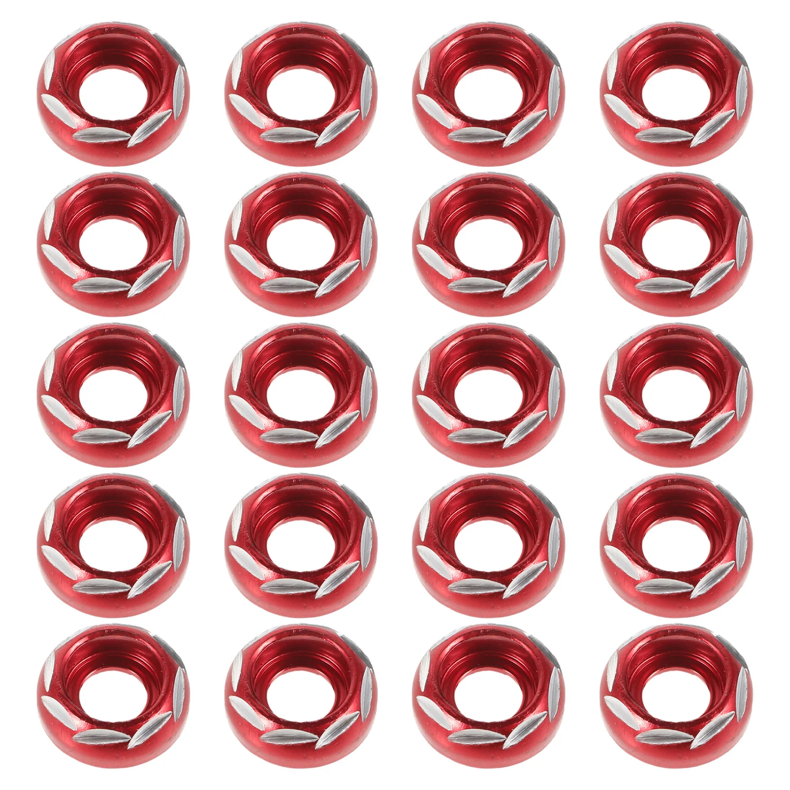 

20Pcs Decorative Number Plate Screw Gasket Aluminum Alloy Stable Fit License Plate Mount Motorcycle License Frame Modification