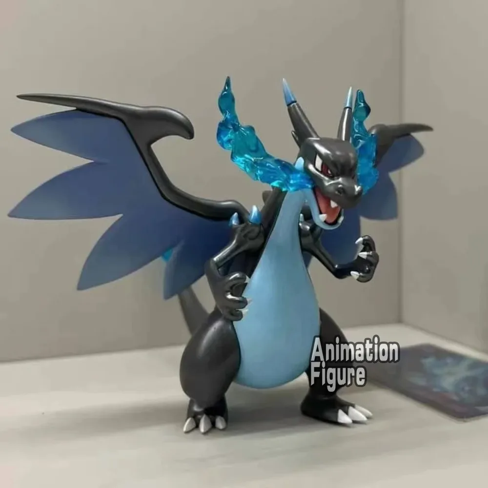 ฟิกเกอร์โปเกมอน 10 ซม. ฟิกเกอร์ดรากอนไนท์ สัตว์เลี้ยง เจนี่ สปิทไฟร์ ชาริซาร์ด เมก้า X โมเดลพีวีซี ของตกแต่งห้อง ของเล่น ของขวัญคริสต์มาส