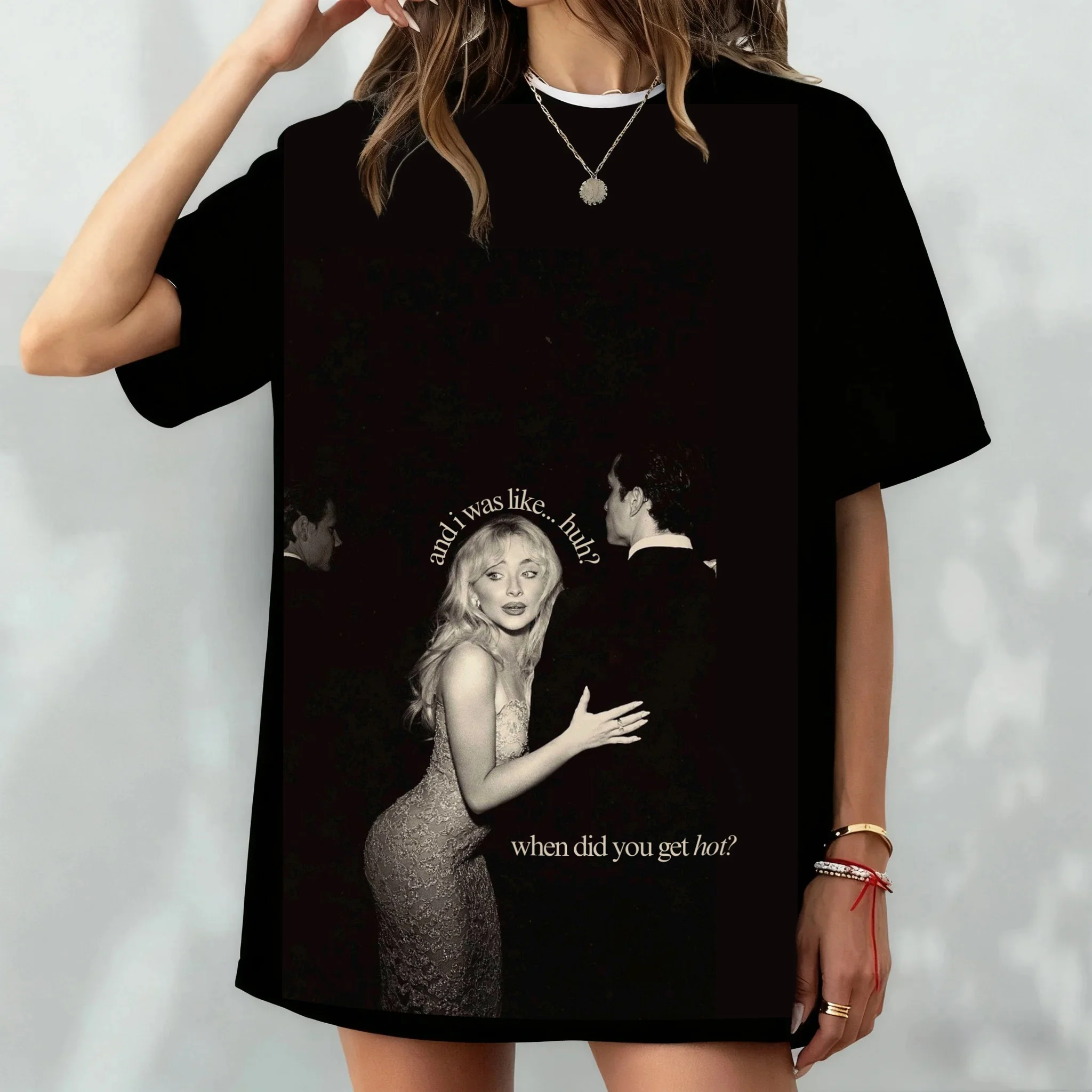 Sabrina Carpenter T-Shirt Unisex Retro 90s Sabrina 2026 Tour T-shirt Men Women T-Shirt Cotton Tee Short Sleeve Shirt Unisex Tops