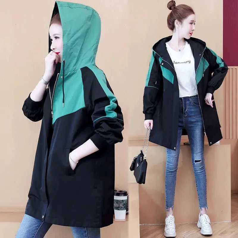 

Add Cotton Padded Coat Women's 2023 New Winter Coat Cotton Addition Windbreaker Temperament Joker Hooded Slim Coat Women