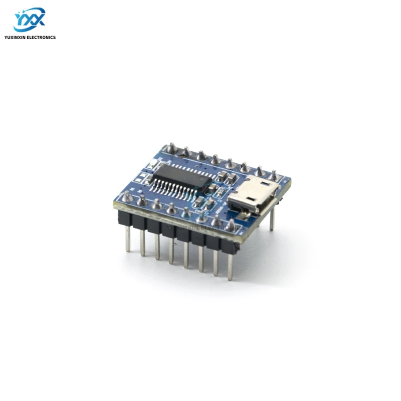 1/3/5/10PCS JQ6500 16M MP3 Voice Sound Module USB DIP16 TTL UART Breakout Board 3.2-5V 20mA One to Five Way