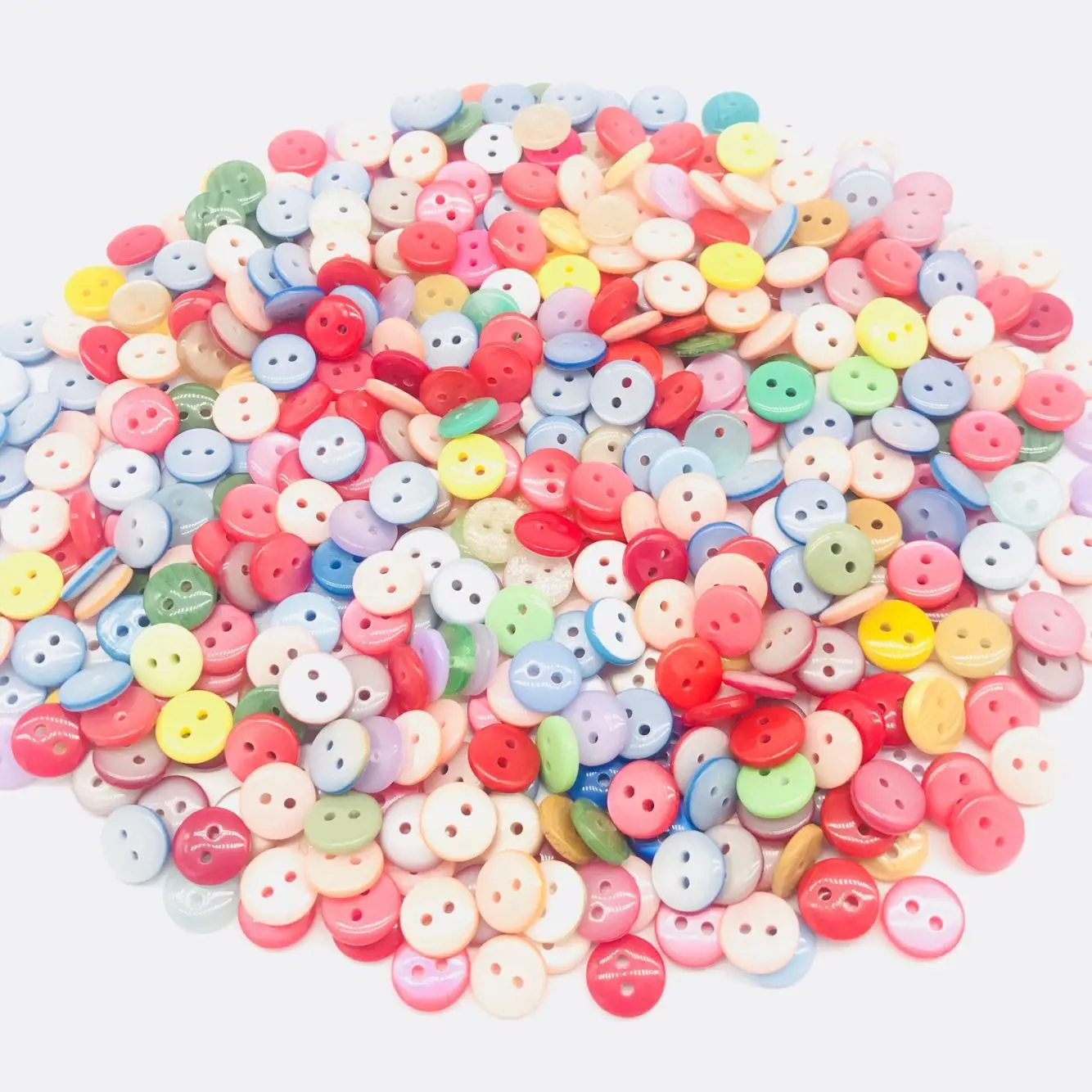 

Colorful Bread Buttons Mixed Diy Handmade Buttons Kindergarten Buttons Paste Painting Buttons Multi-color Mixed